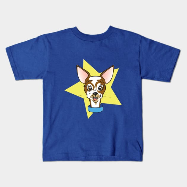 happy dog Kids T-Shirt by richhwalsh